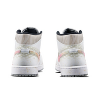 Custom Air Jordan 1 Milky Brown Colorful Swoosh High