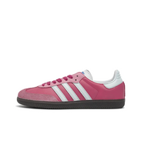 Barbie Pink White- Adidas Samba Custom