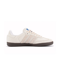 Cream Color With Leopard Print - Adidas Samba Custom