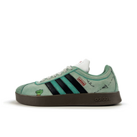 Green Black Frog Cartoon - Adidas Samba Custom