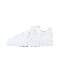 Custom Air Force 1 White Lace Pearls Wedding Shoes