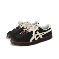 Black White - Asics Samba Custom