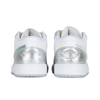 Custom Air Jordan 1 Sliver Jelly Strips Swoosh Low