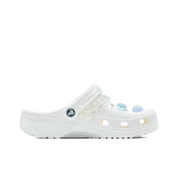 Custom Crocs White Blue Ocean Shells