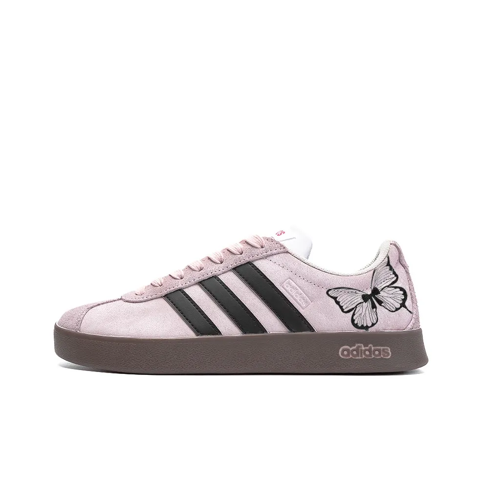 Light Purple Black Butterfly - Adidas Samba Custom