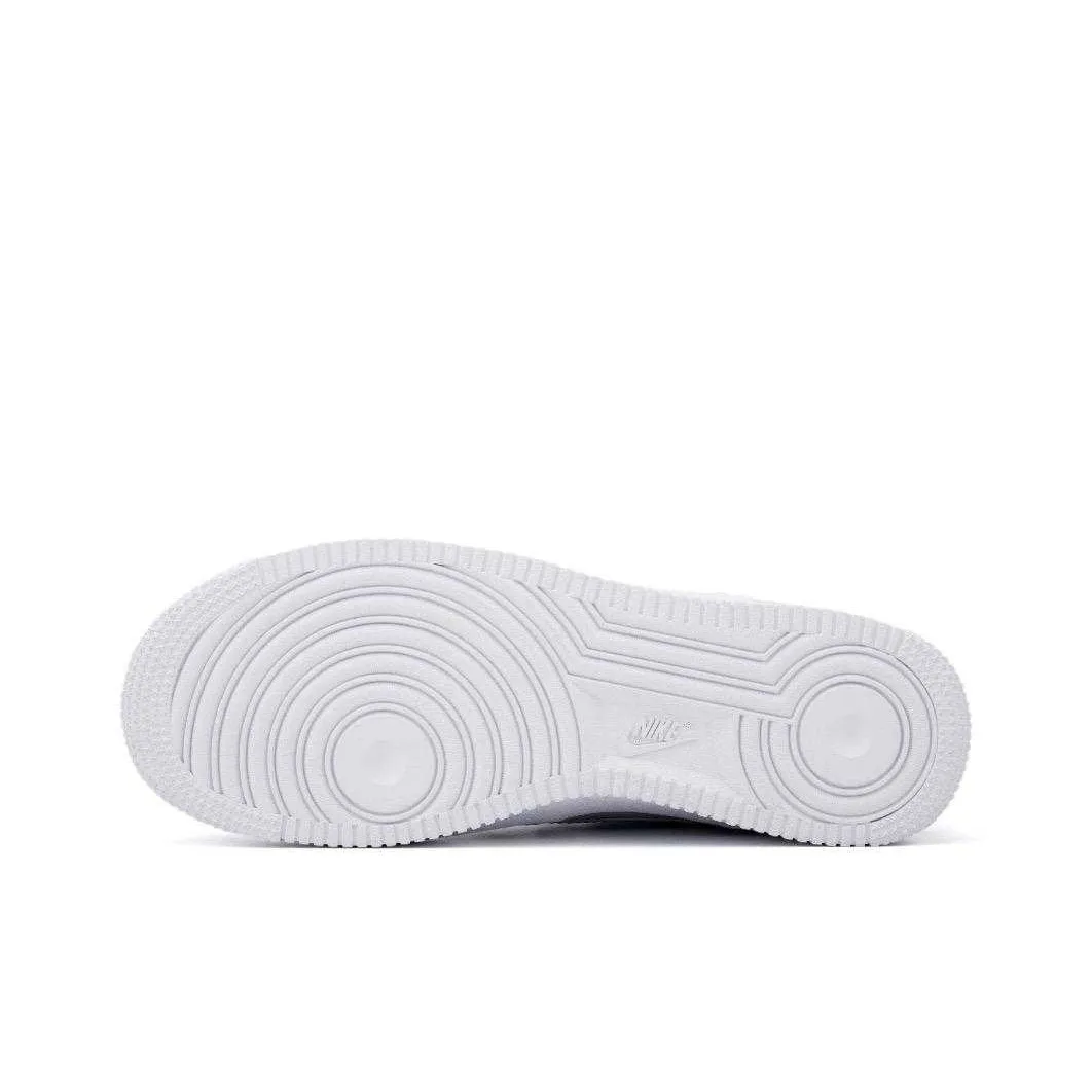 Custom Air Force 1 White Pearls Lace Wedding Shoes